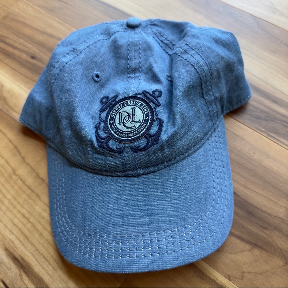 Disney Cruise Line Denim Blue Dad Baseball Hat Cap
